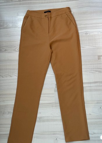 Bej,camel Kadın Kumaş Pantolon, Normal Kesim, beden kumaş panton - Görsel 2