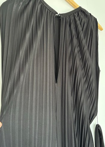 Kadın Siyah Pilili tulum - Görsel 4