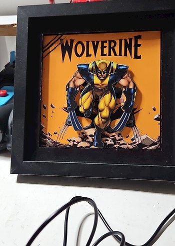 Wolverine Temalı Erkek Rozet - Görsel 3