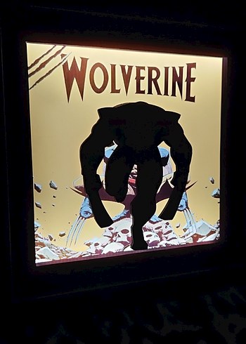 Wolverine Temalı Erkek Rozet - Görsel 2
