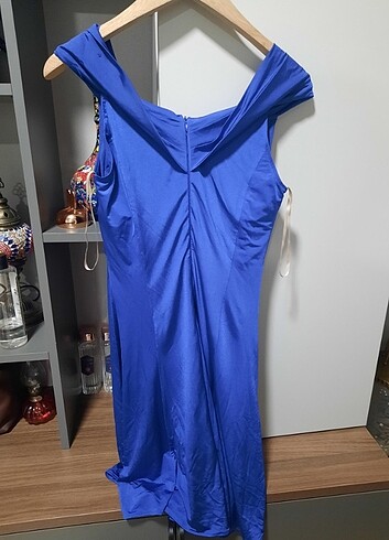 Diğer Saks Mavi gece elbisesi
