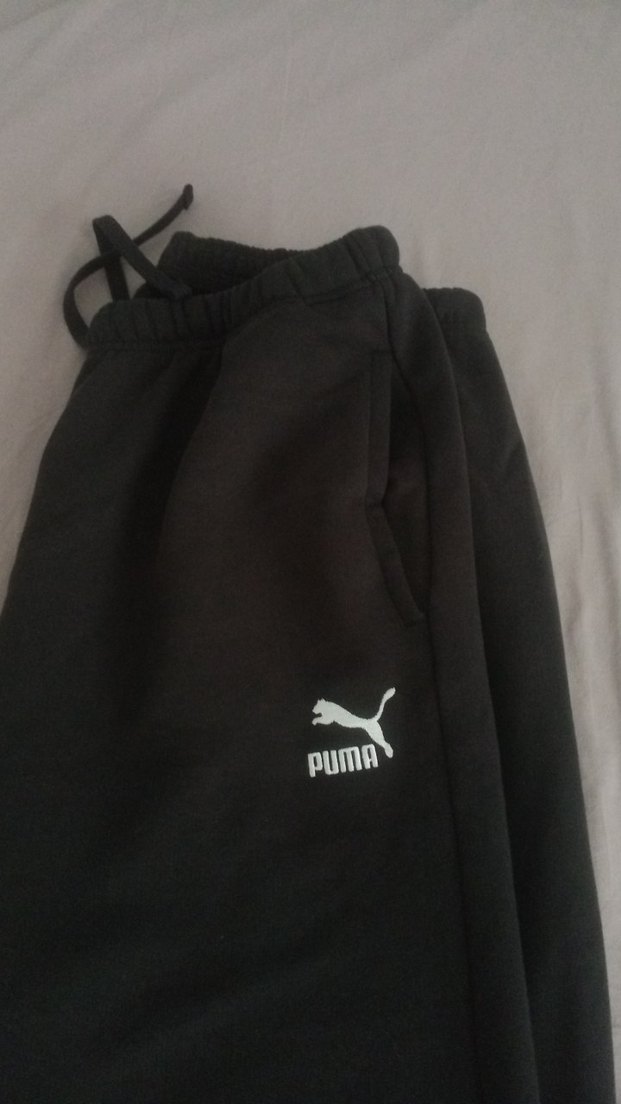 Puma Better Classics Kadın Siyah Bol Kesim Eşofman Altı - Görsel 3