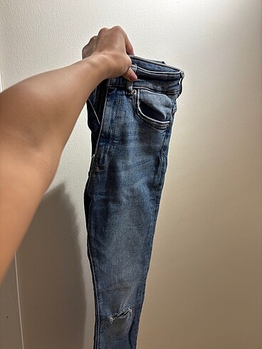 34 Beden lacivert Renk Zara Skiny Jean