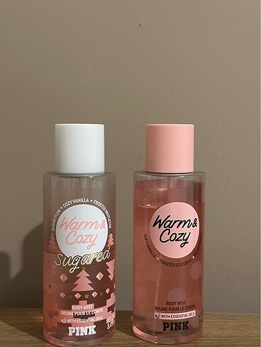victoria's secret pink warm&cozy body mist vücut spreyi