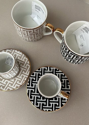 H&M Home HM 2 Adet kupa 2 Adet Fincan Takımı