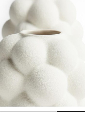 HM Beyaz Mini Vazo 2'li Set - Görsel 3