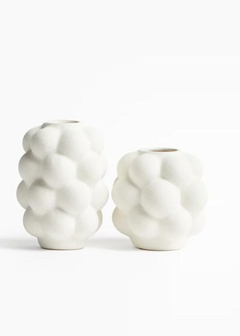 HM Beyaz Mini Vazo 2'li Set - Görsel 2