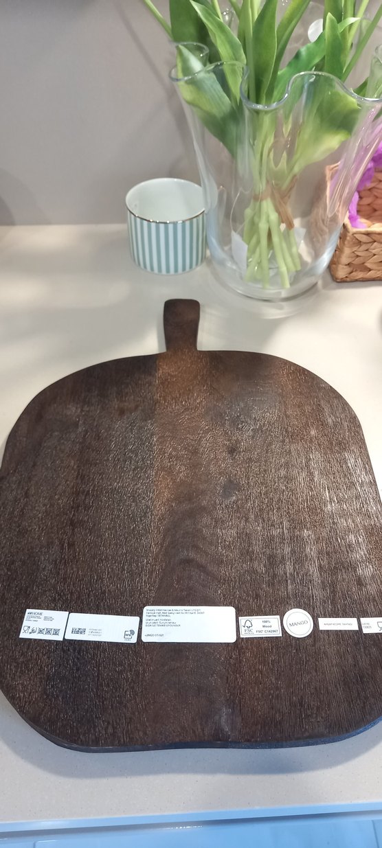 HM 43x30cm Ahşap Kesme Tahtası - Görsel 3