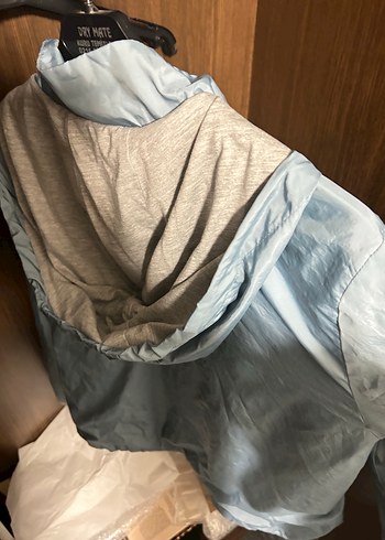 42 Beden turkuaz Renk Mint Kadın yağmurluk