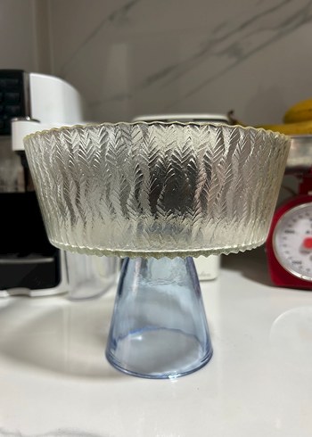Lc Waikiki Home Mavi Ayaklı Meyvelik ve Sunumluk Tabak