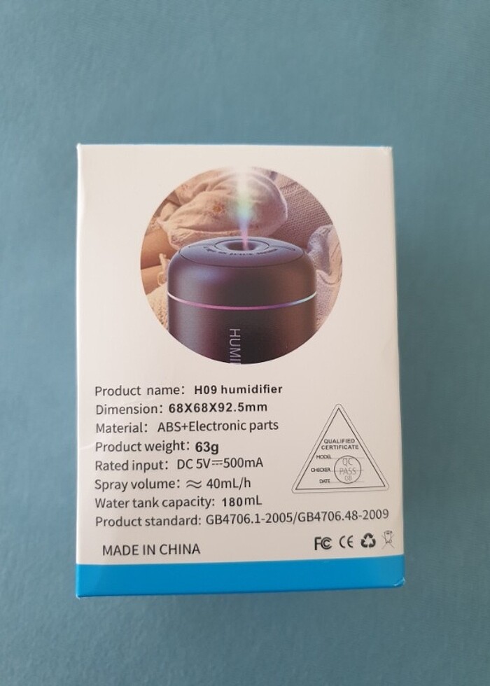 Hava Nemlendirici Gece Lambası - Görsel 3