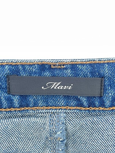 m Beden mavi Renk Mavi Jeans Midi Etek %70 İndirimli.