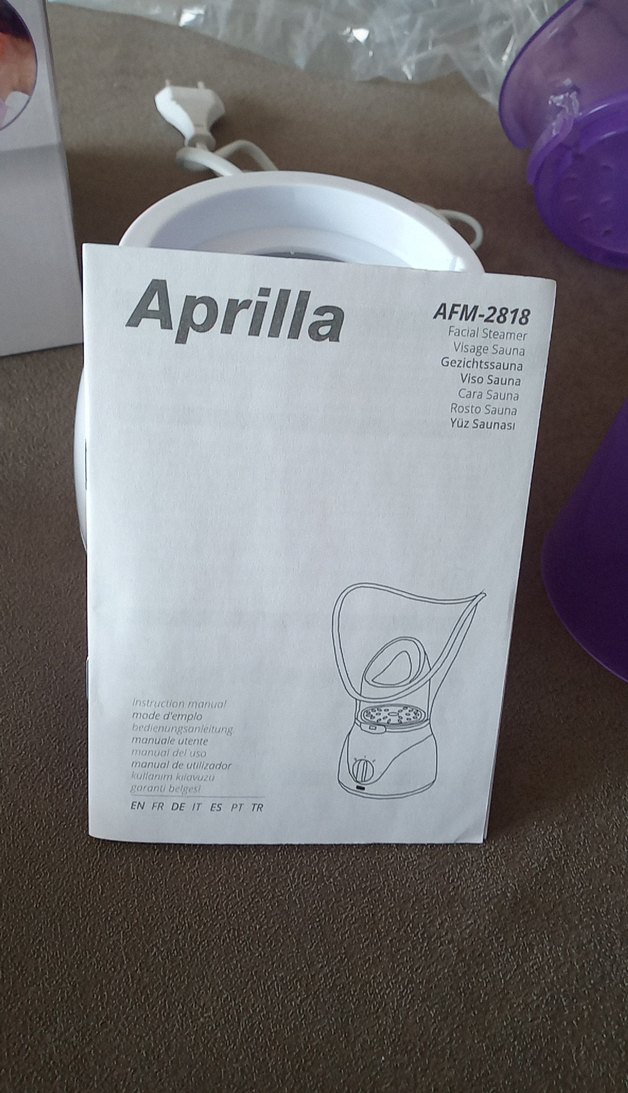 Aprilla yüz buhar makinası sıfır etiketli kutulu ürün - Görsel 3