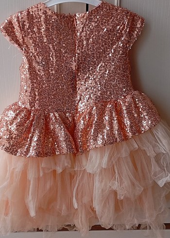 paletli kız çocuk elbisesi - Görsel 4