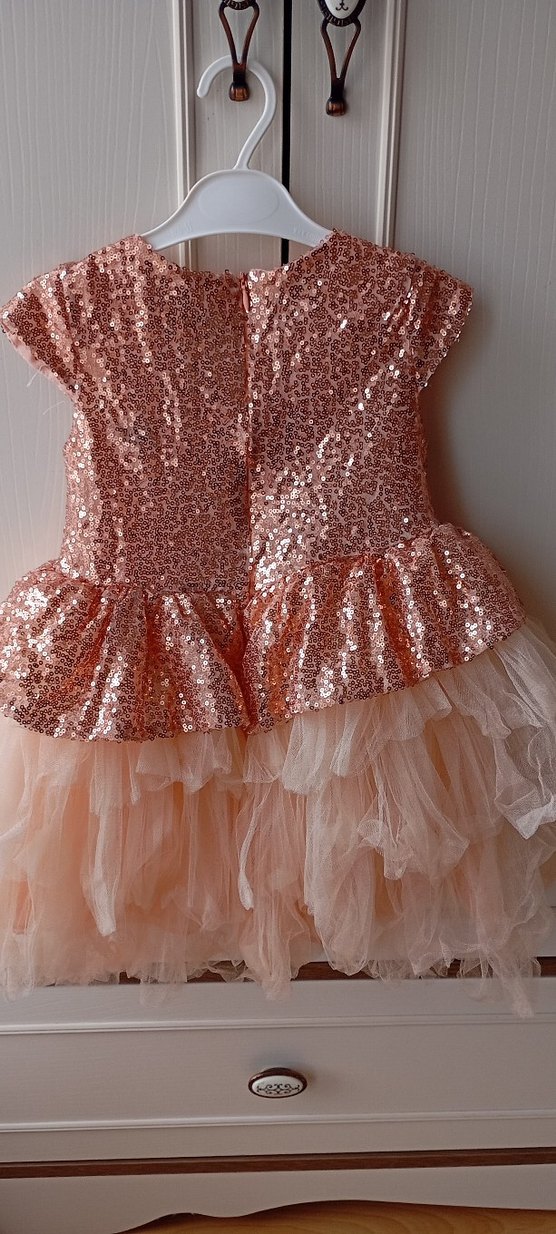 paletli kız çocuk elbisesi - Görsel 4