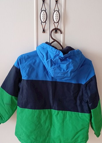 Erkek Çocuk Renkli Kapüşonlu mont mevsimlik mont - Görsel 3