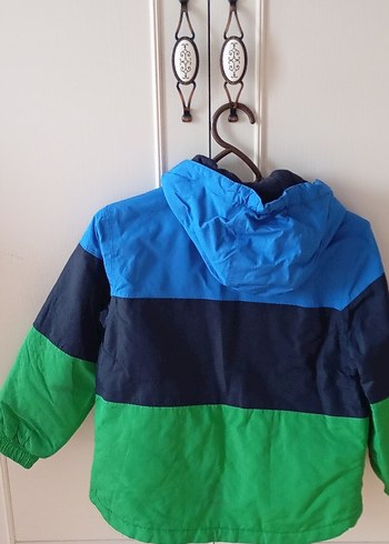 Erkek Çocuk Renkli Kapüşonlu mont mevsimlik mont - Görsel 2