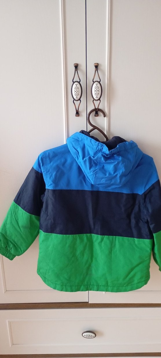Erkek Çocuk Renkli Kapüşonlu mont mevsimlik mont - Görsel 2