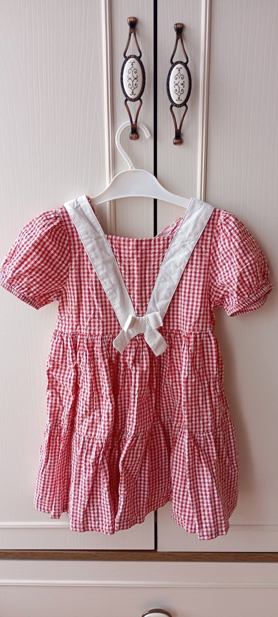 3 adet kız çocuk elbise - Görsel 5