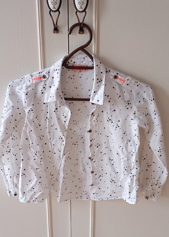 4-5 yaş kız çocuk için şortlu slopet gömlek ve elbise - Görsel 3