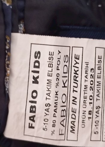 Klasik Kesim lacivert Çocuk Takım Elbise - Görsel 5