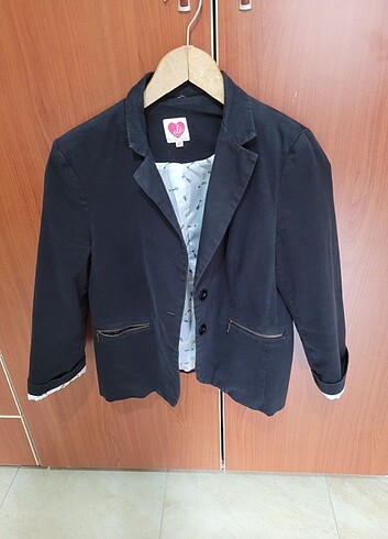 Siyah blazer ceket 