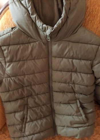 Kız Çocuk Kahverengi Düğmeli Ceket - Görsel 3