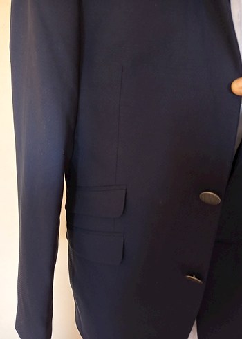 Düğmeli Modern Klasik Erkek Takım Elbise - Görsel 3