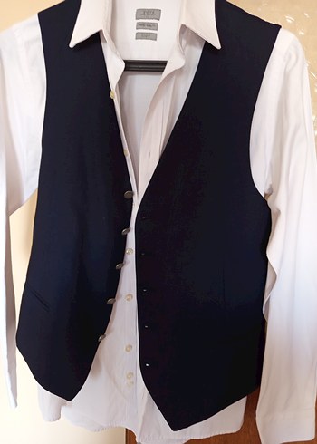 Düğmeli Modern Klasik Erkek Takım Elbise - Görsel 5