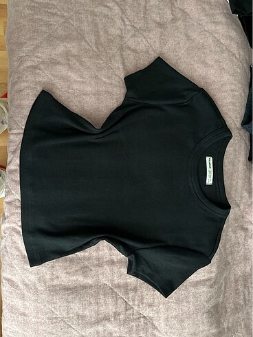 Crop Siyah