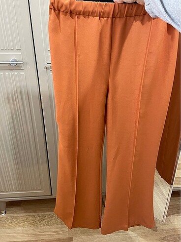 xl Beden Kadın İspanyol paça pantolon