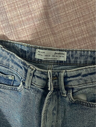 s Beden mavi Renk stradivarius mom jean