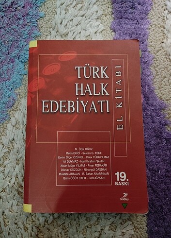 Grafik yayınları türk Halk edebiyatı el kitabı 