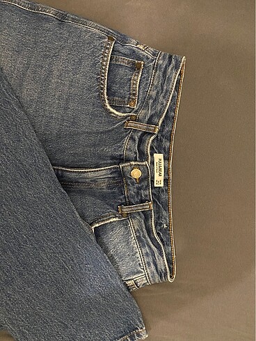 38 Beden lacivert Renk Pullbear jeans