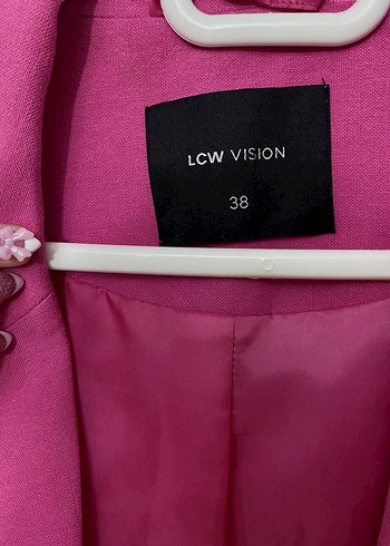 Pembe Kadın Blazer Ceket - Görsel 3