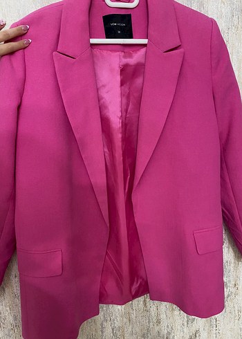 Pembe Kadın Blazer Ceket - Görsel 2
