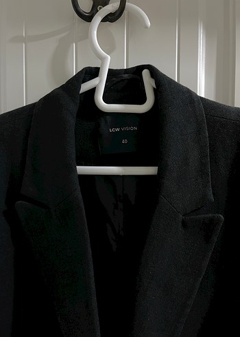 Siyah Düğmeli Kadın Blazer Ceket - Görsel 3