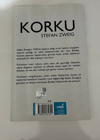 Korku - Stefan Zweig - Görsel 2