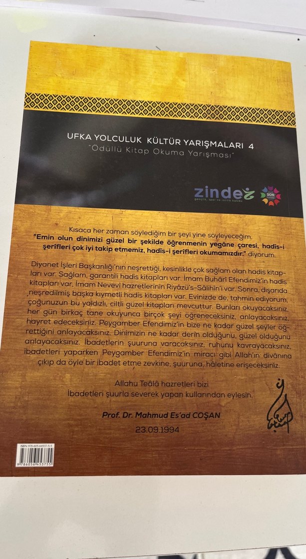 Riyâzü's-Sâlihîn'den 1001 Hadis Seçkisi Kitap - Görsel 2