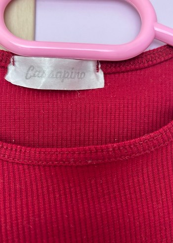 Kırmızı halter Yakalı Kadın Atlet - Görsel 3