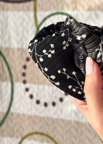 Siyah Desenli Mini Etek - Görsel 4