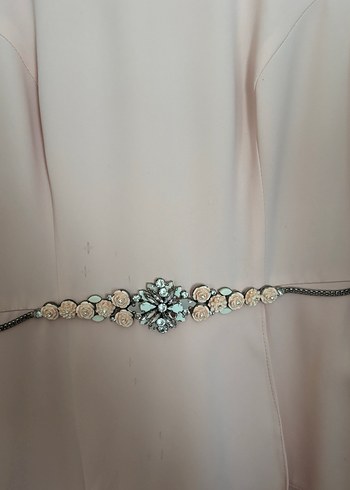 Pudra Pembe Tesettür Abiye - Görsel 4