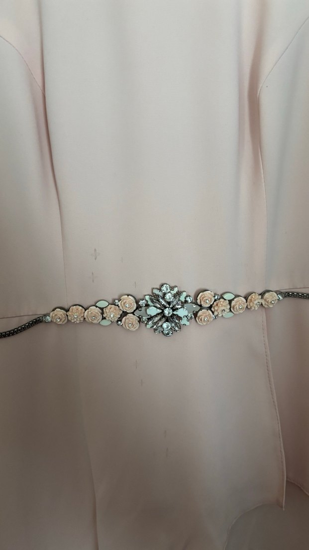 Pudra Pembe Tesettür Abiye - Görsel 3