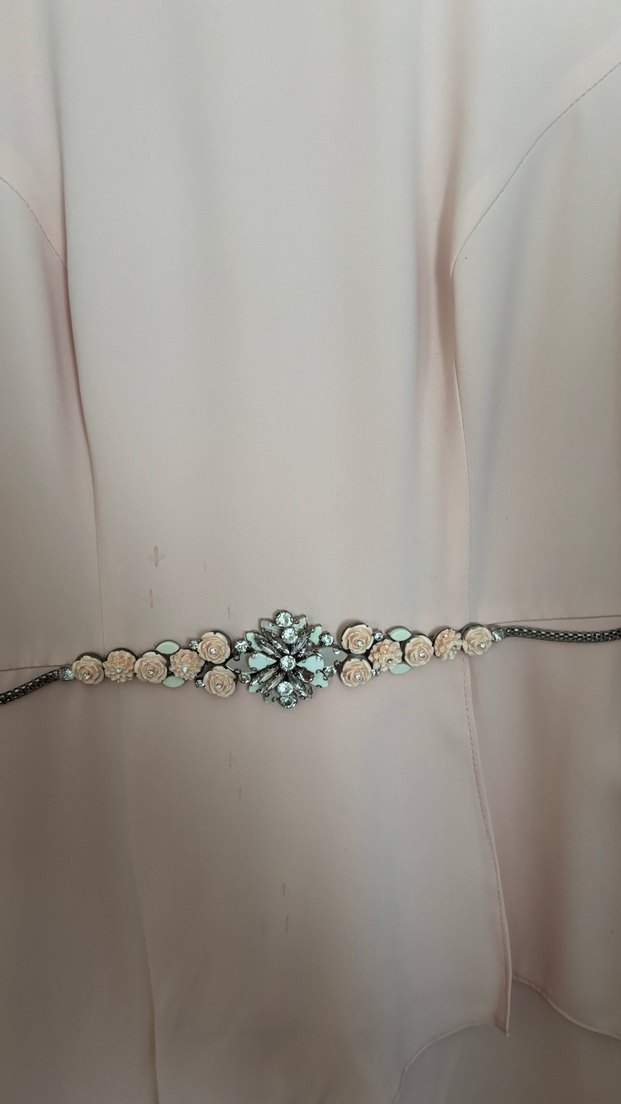 Pudra Pembe Tesettür Abiye - Görsel 4