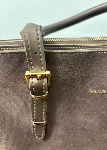 Kahverengi Süet Kadın Çanta - Görsel 8