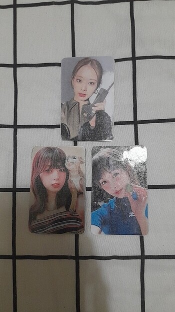 Tyuzu 3'lü fanmade photocard set