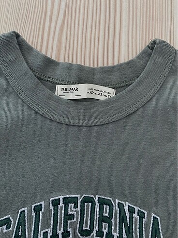 Pull and Bear Yeşil Crop