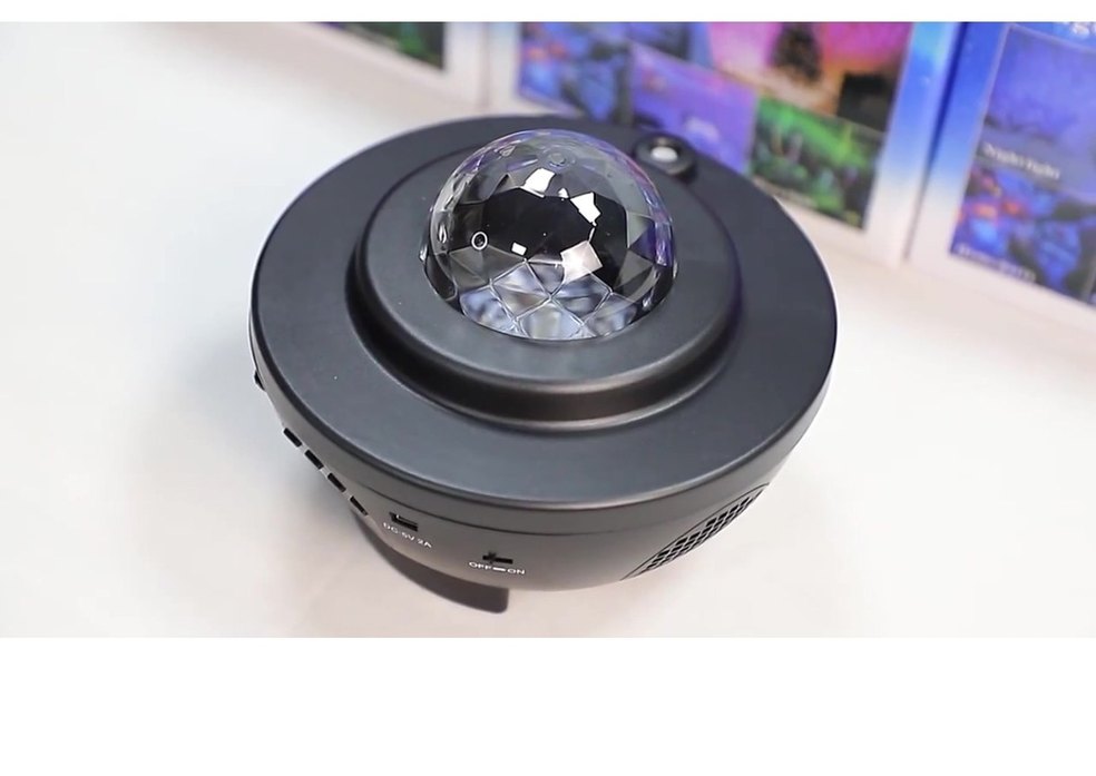 Led Yıldız Bluetooth Hoparlör Usb Projektör - Görsel 3