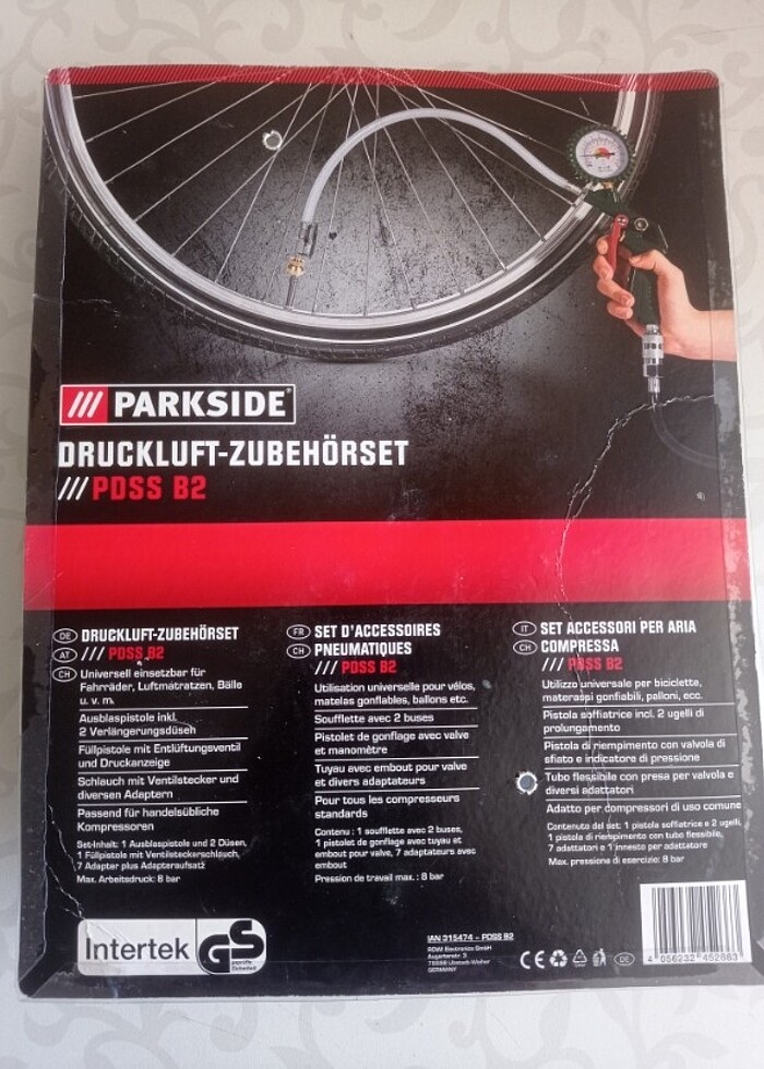 Havalı Alet Aksesuar Seti 7 Parçalı  - Görsel 3