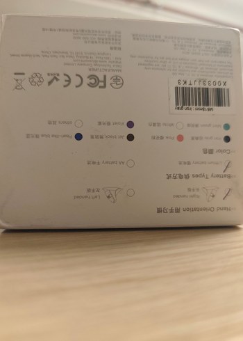 Siyah Dikey Kablosuz Mouse RGB Işıklı - Görsel 7